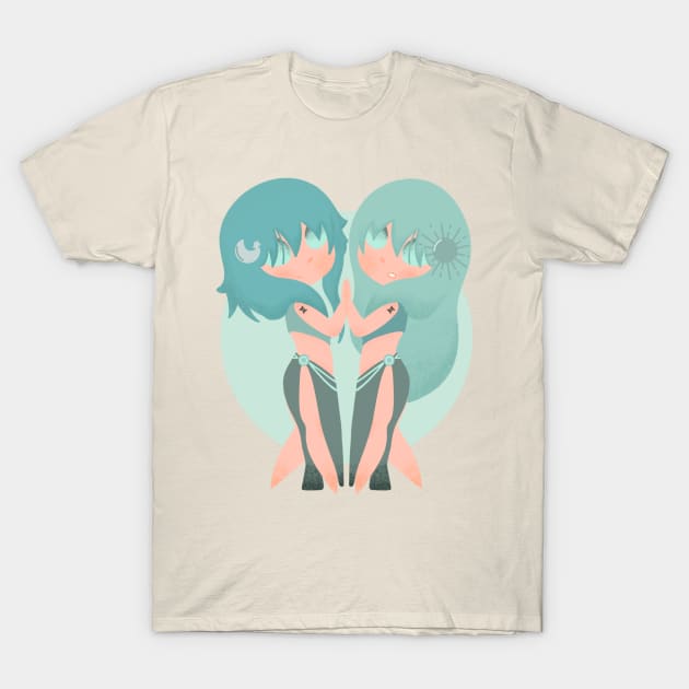 Gemini Horoscope T-Shirt by Ohhaphrodite